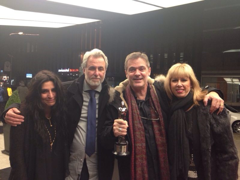Avec Ari Folman (et son épouse Anat Ansulin) aux EFA Awards 2013 (Best animated film 2013 "The congress”)